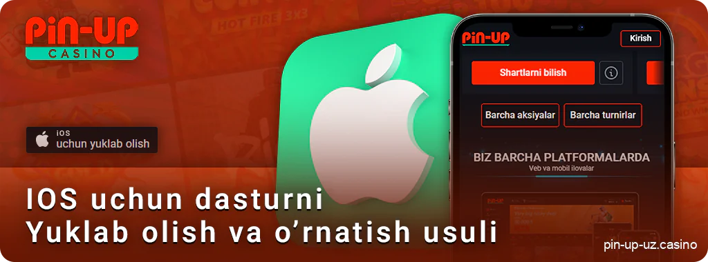 PIN up o'yinchilari uchun iOS dasturi